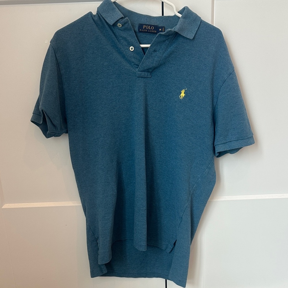 Polo by Ralph Lauren Men's Blue Polo Shirt